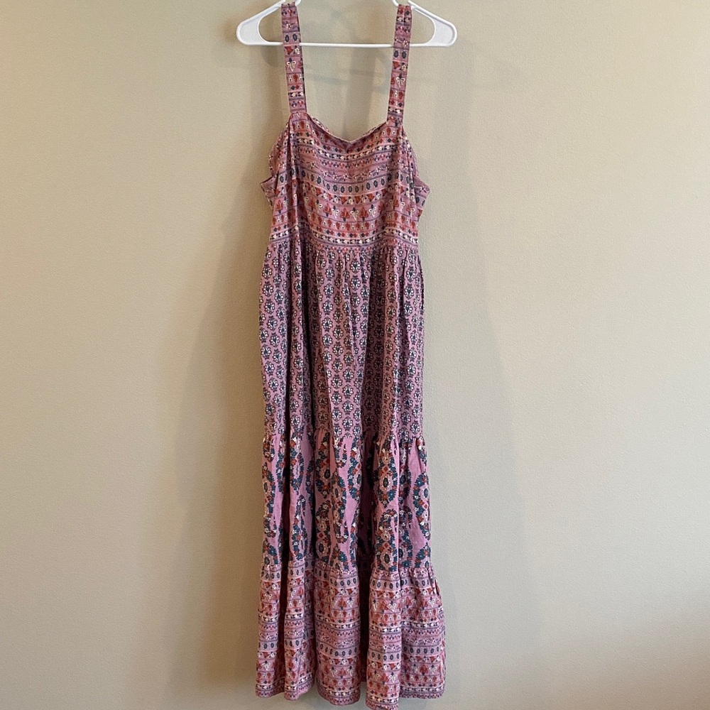 Knox Rose Patterned Pink Maxi Dress